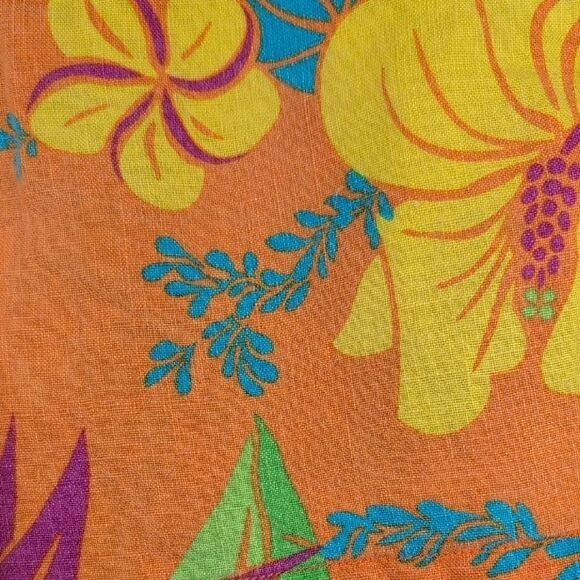 Polo Ralph Lauren Tropical Floral Shorts Size 8 Linen Blend Classic Summer - Picture 11 of 12